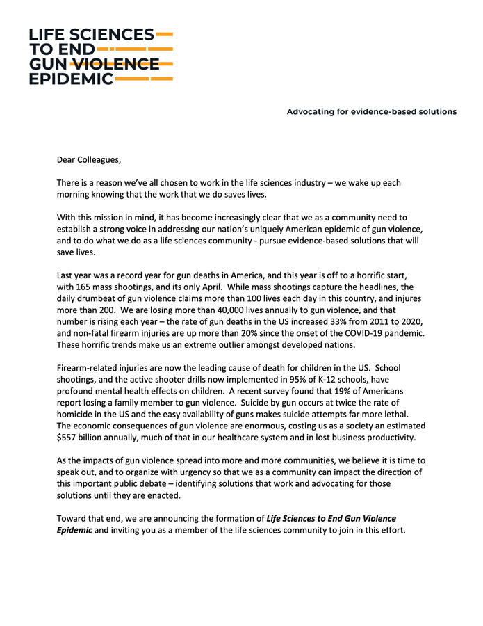 Open Letter (page 1)